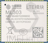 Pemeriksaan IMEI CHINA MOBILE ML303 di imei.info